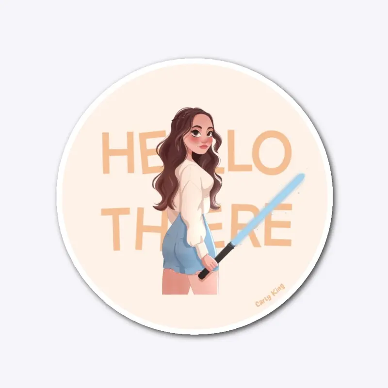 Hello There Podcast Sticker